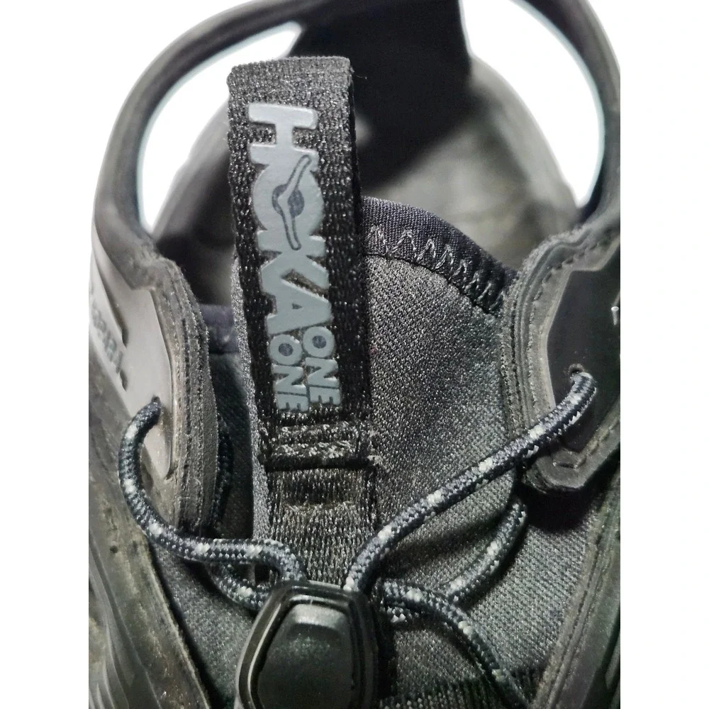 Hoka One One Hopara 2 Mens Black Hiking Sandals Mountain Shoes 1106534-BBLC 10.5